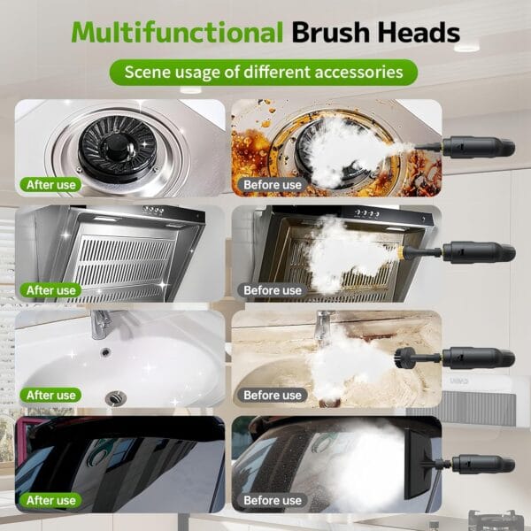 Pressurized Handheld Steam Cleaner 2500W