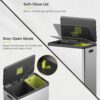 EKO EcoCasa II 36L+24L Dual Trash Can with Recycle Bin